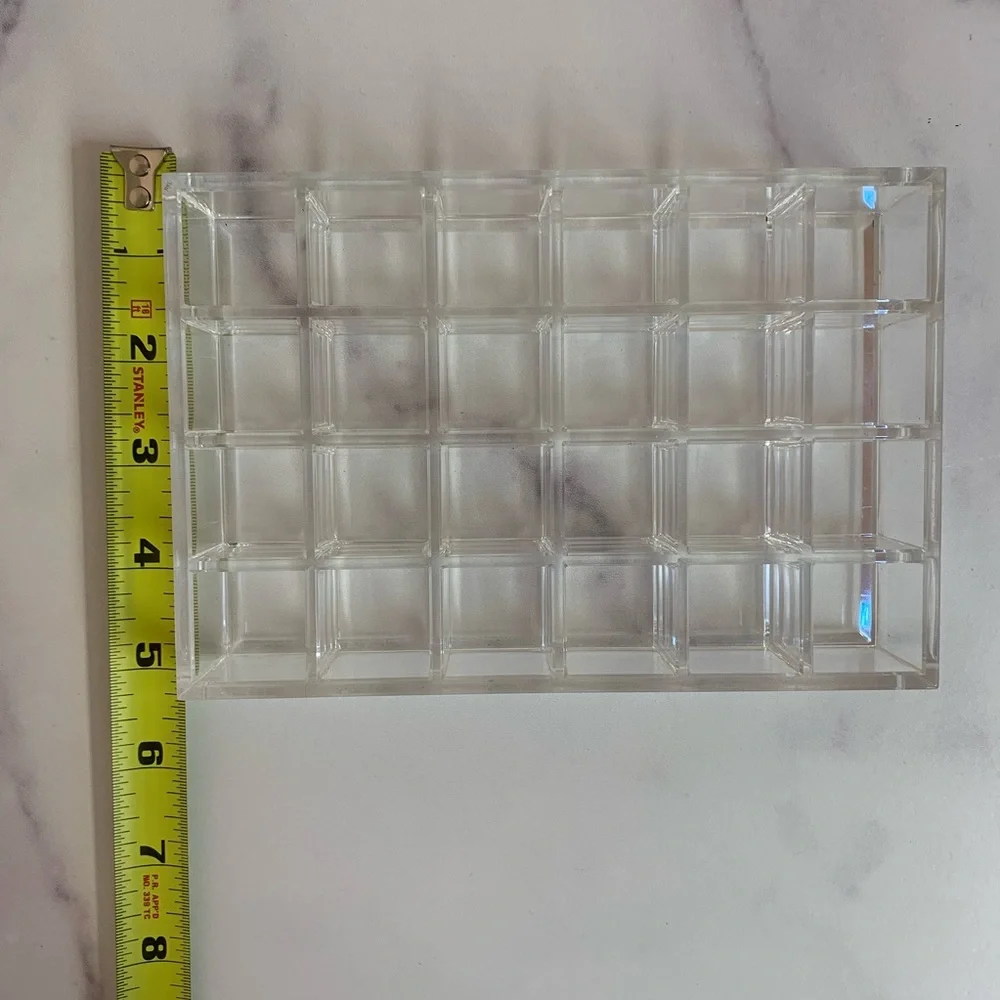 Clear Acrylic Lipstick Holder Makeup Organization Storage